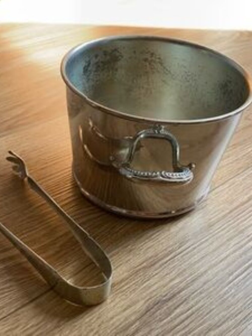 Vintage E.P. Copper &amp; B.M. Mounts Primrose Plate (Silver) Ice Bucket &amp; T